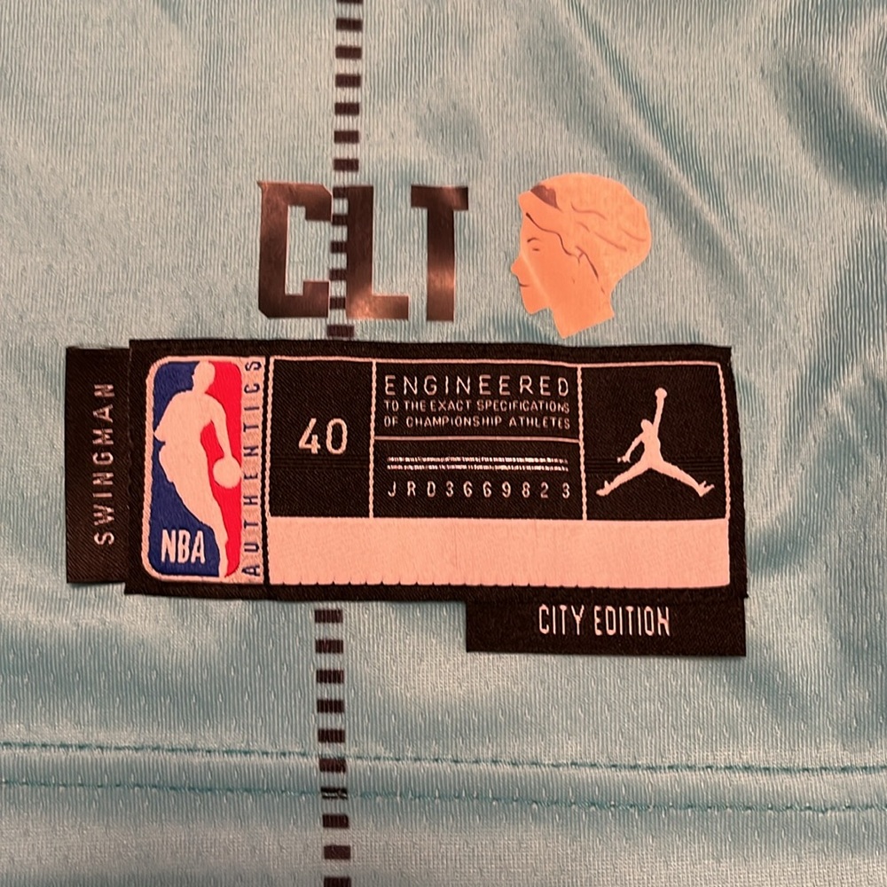 NWT NBA Charlotte HORNETS Basketball Jersey LaMelo BALL #1 city edition Mens - Picture 3 of 12